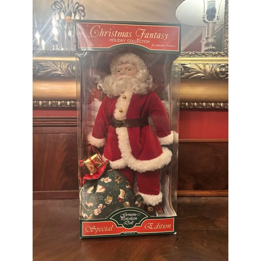 Vintage 1992 Christmas Fantasy Santa Claus Doll 15